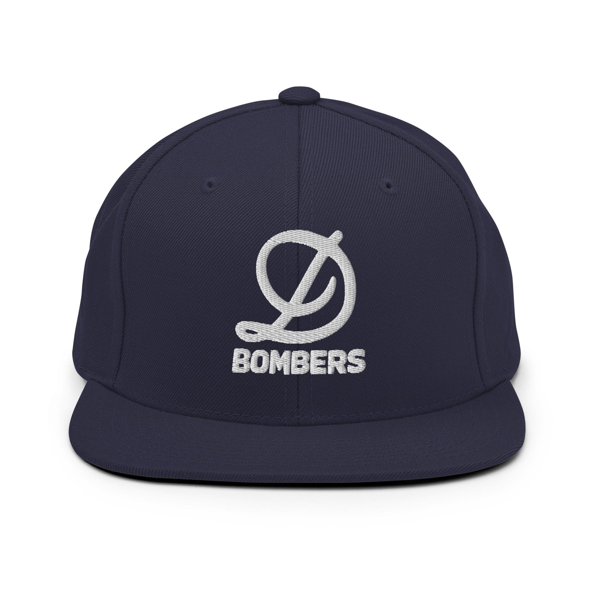 Snapback Hat | Diamond Bombers | Bomber Varsity - White Logo