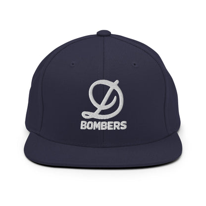 Snapback Hat | Diamond Bombers | Bomber Varsity - White Logo