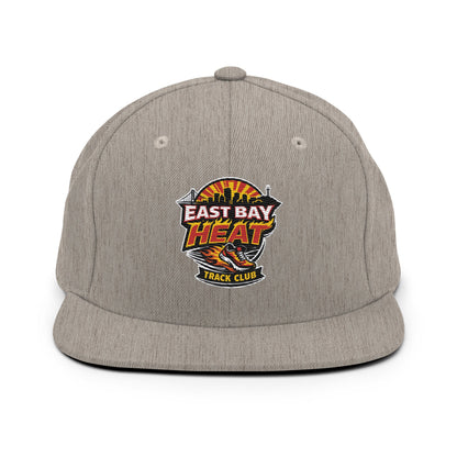 Snapback Hat | East Bay Heat Track Club | Alt Logo