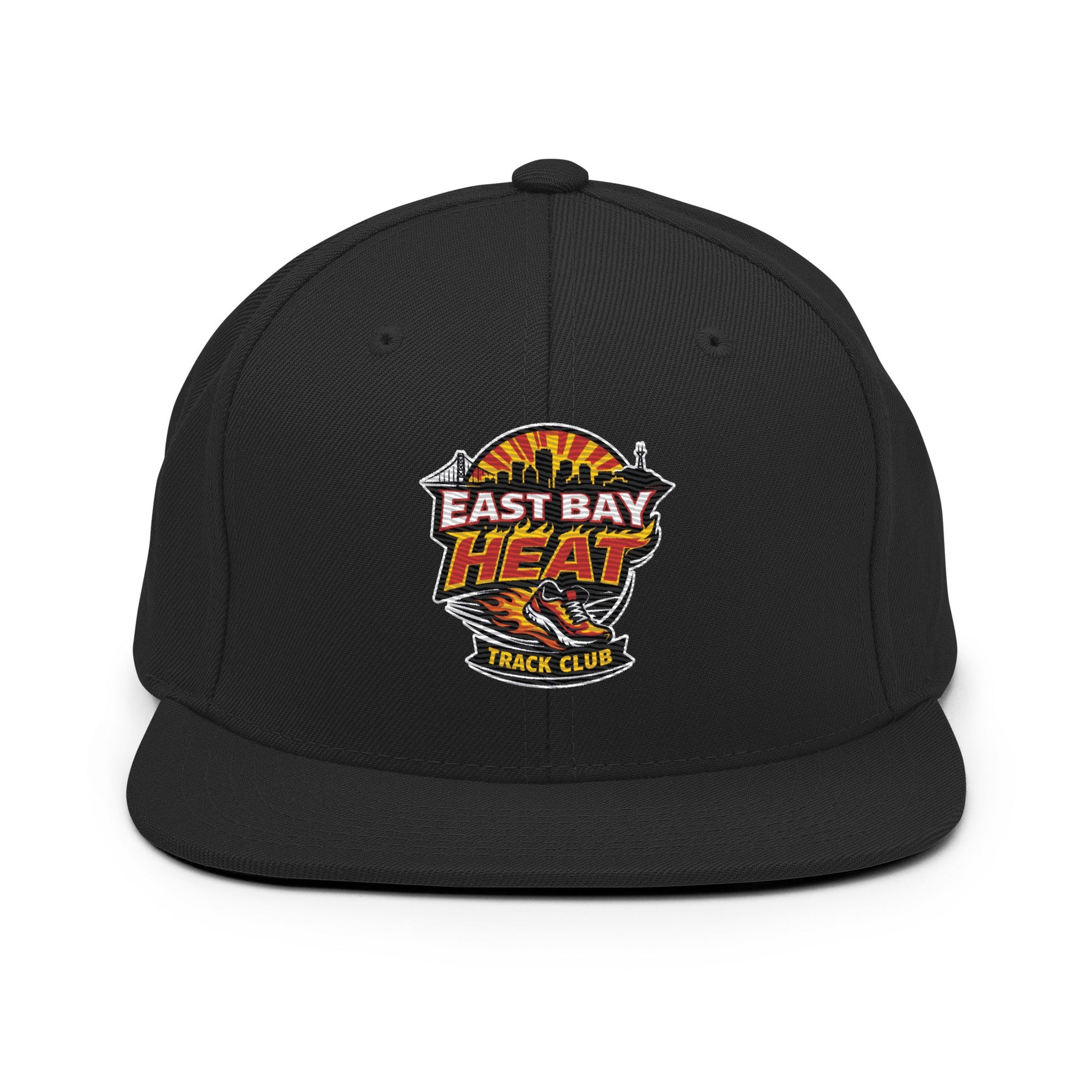 Snapback Hat | East Bay Heat Track Club | Alt Logo