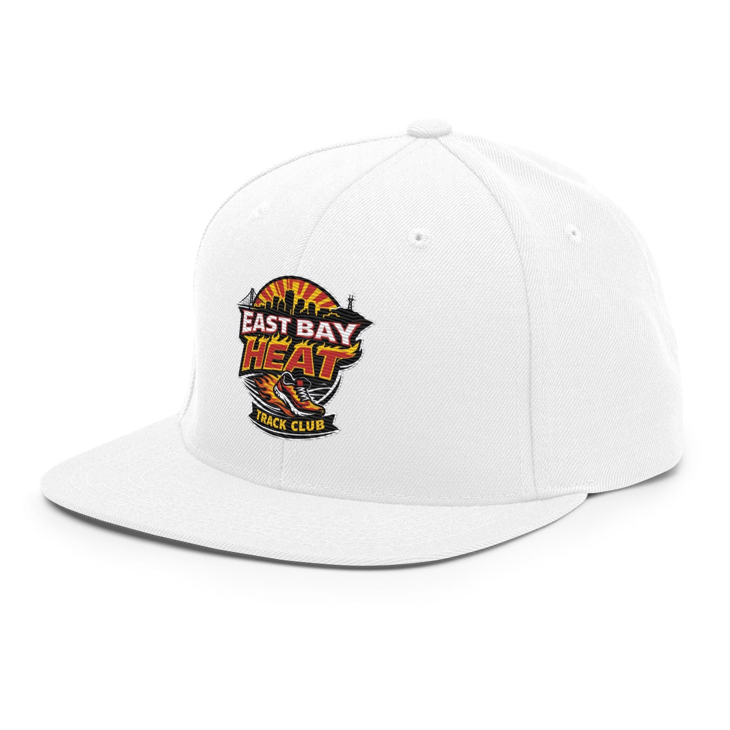 Snapback Hat | East Bay Heat Track Club | Alt Logo