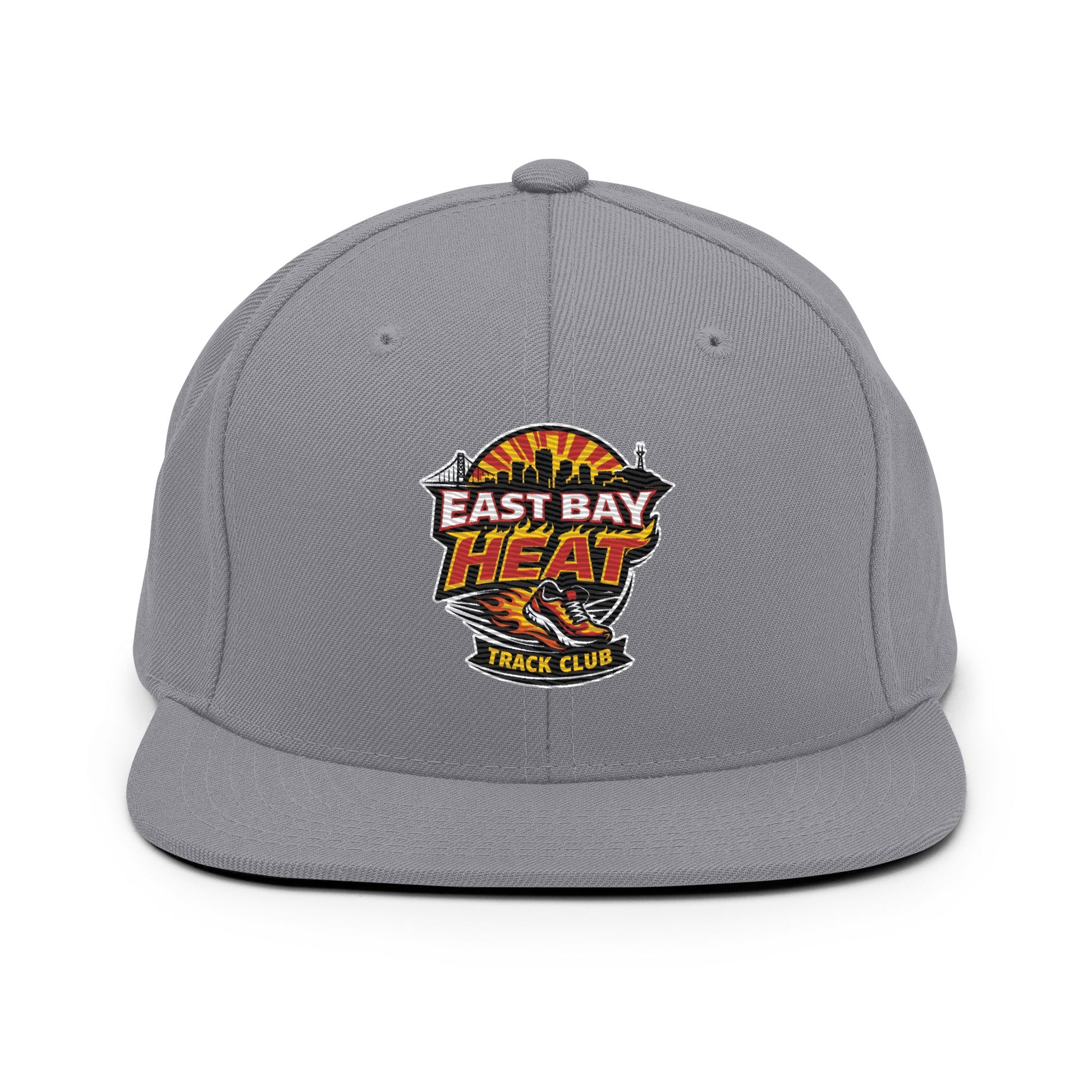 Snapback Hat | East Bay Heat Track Club | Alt Logo