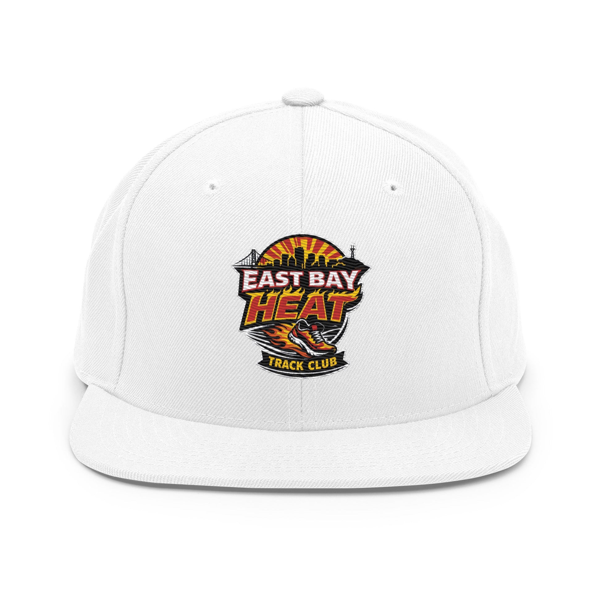 Snapback Hat | East Bay Heat Track Club | Alt Logo