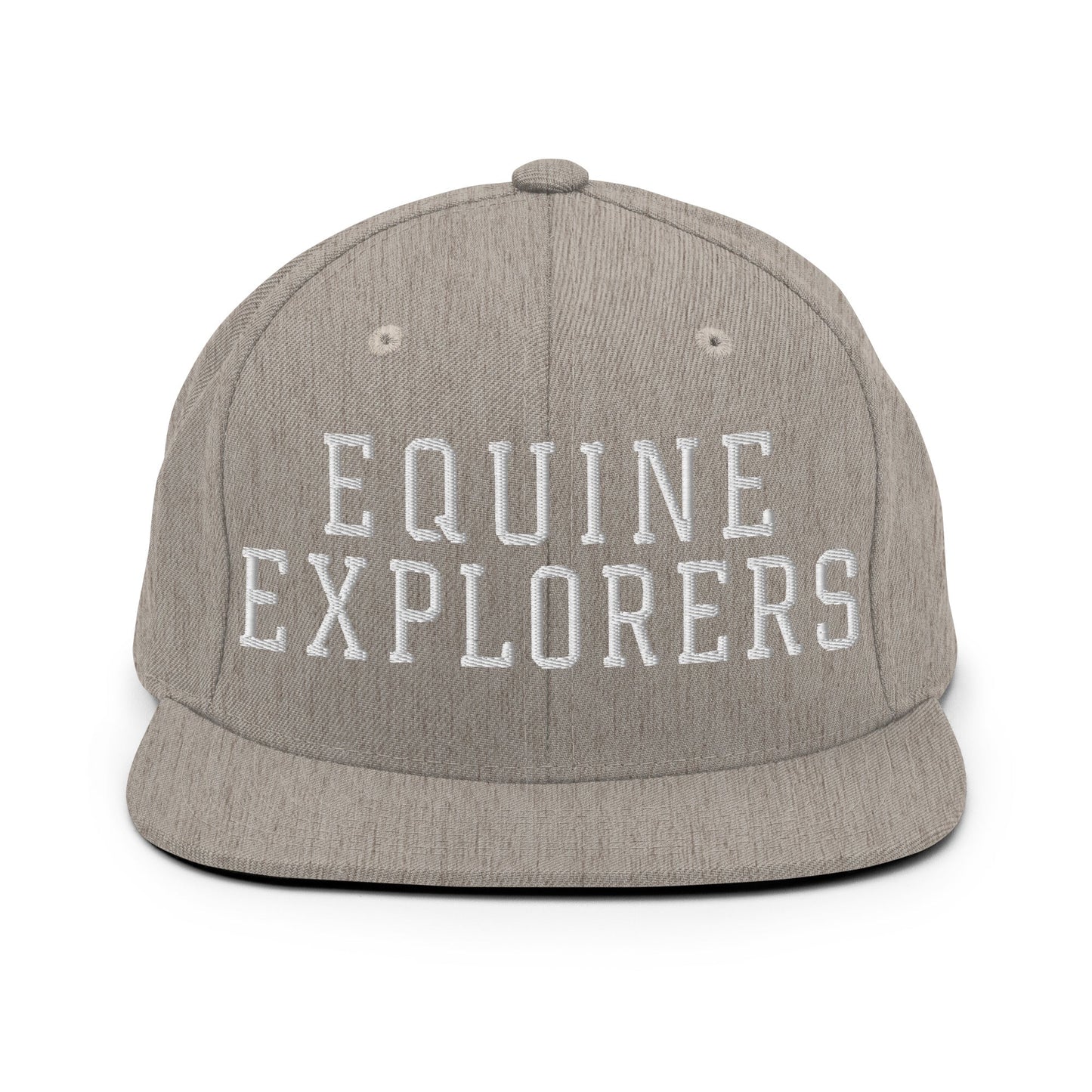 Snapback Hat | Equine Explorers | Script Logo