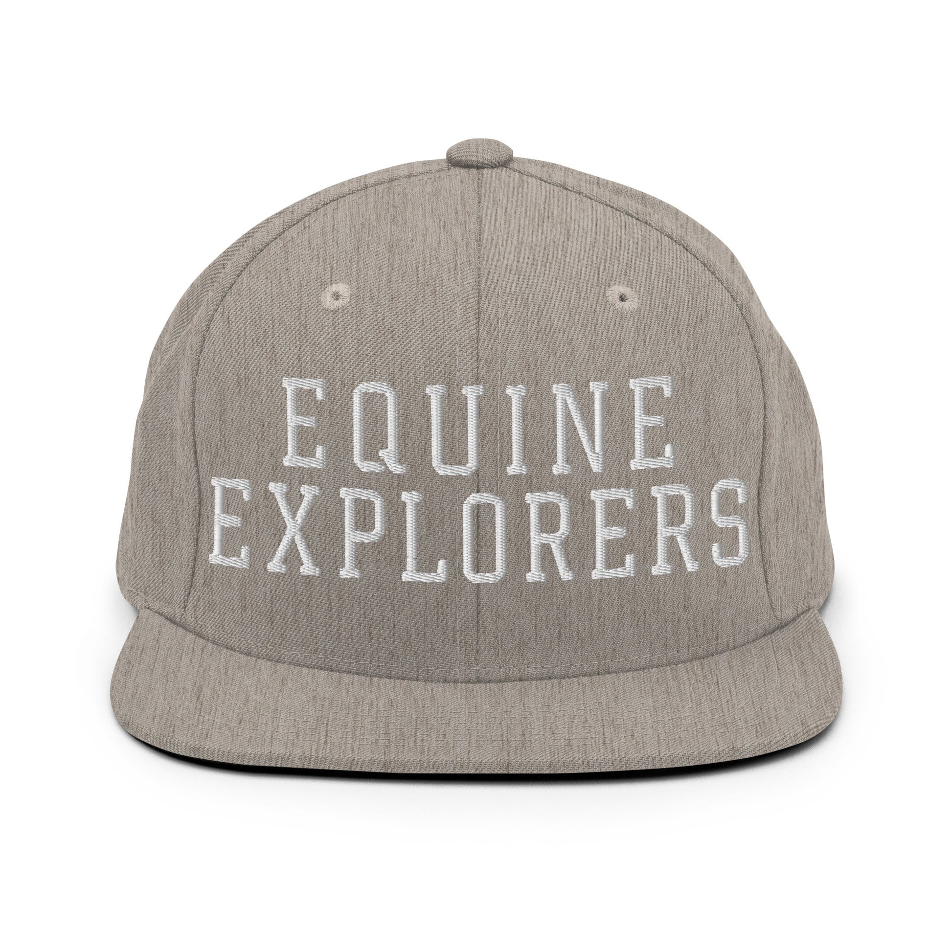Snapback Hat | Equine Explorers | Script Logo