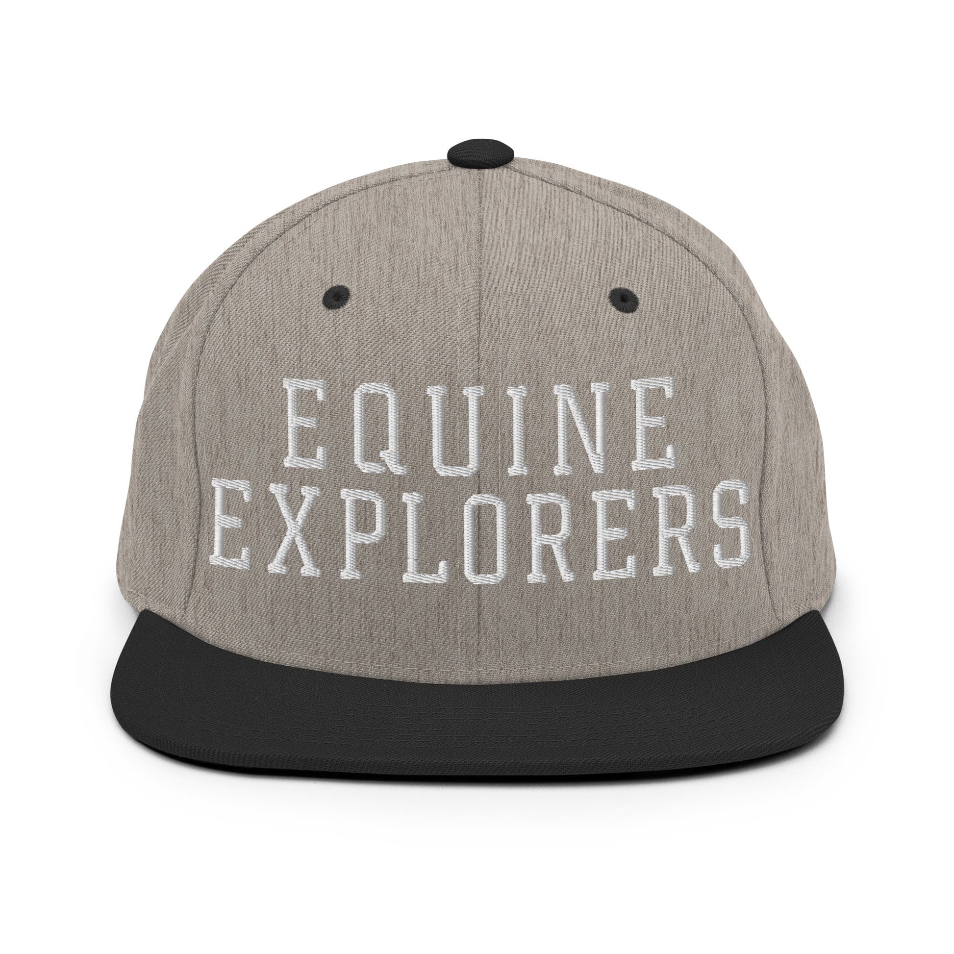 Snapback Hat | Equine Explorers | Script Logo