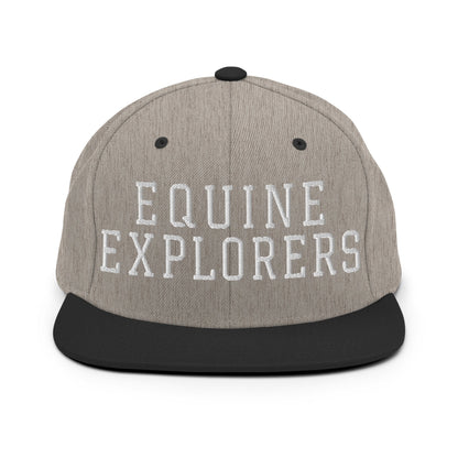 Snapback Hat | Equine Explorers | Script Logo