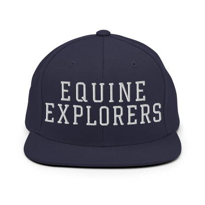 Snapback Hat | Equine Explorers | Script Logo