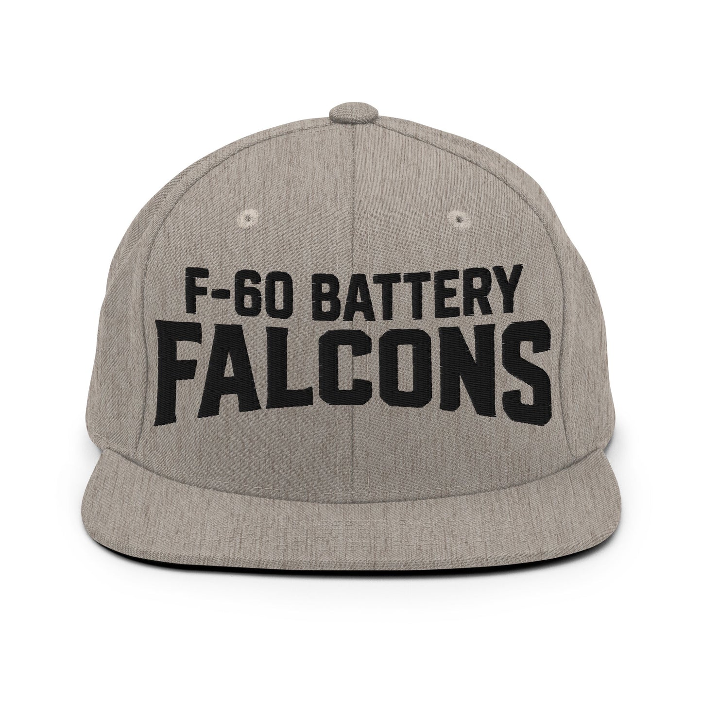 Snapback Hat | F - 60th ADA | Falcon Shield Logo