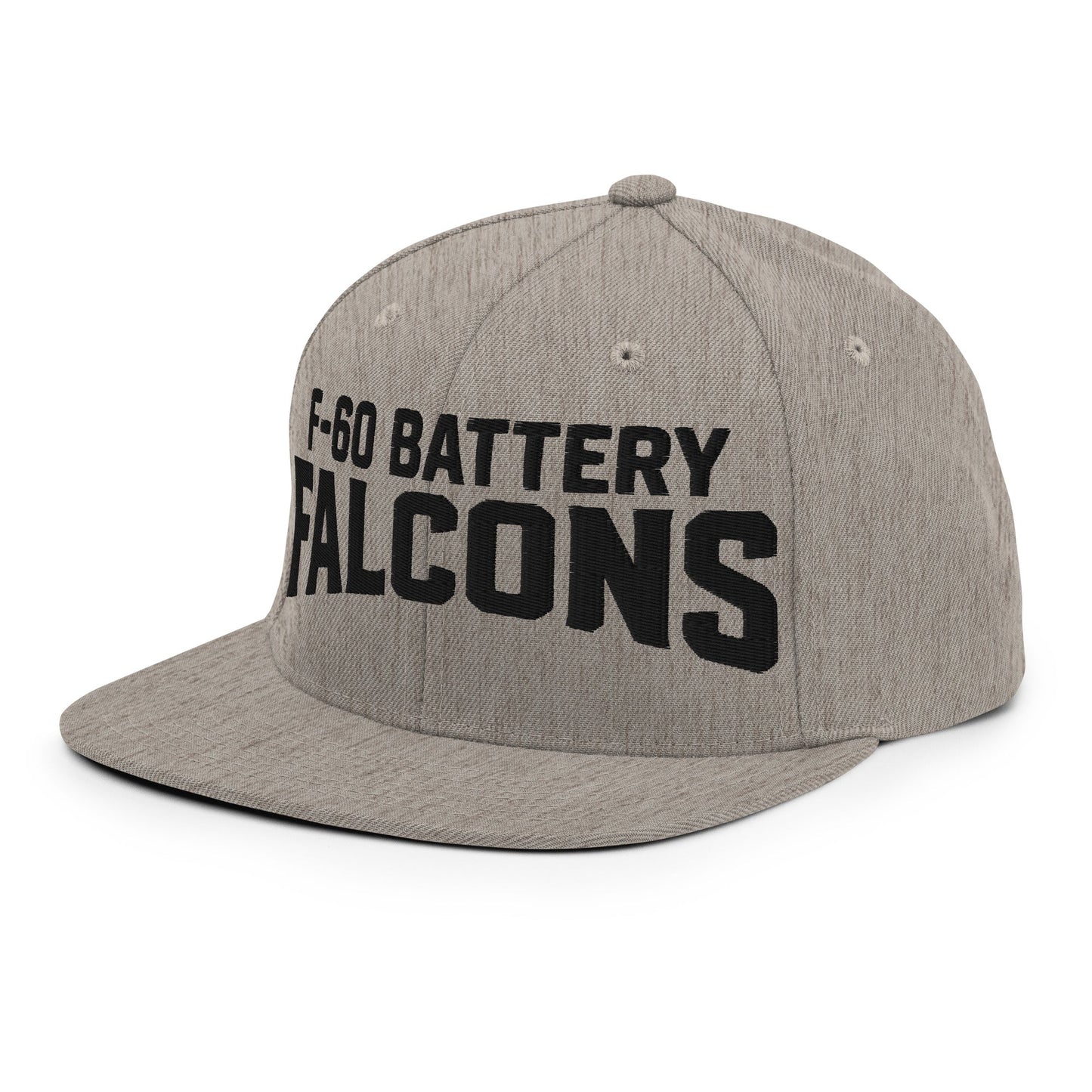 Snapback Hat | F - 60th ADA | Falcon Shield Logo