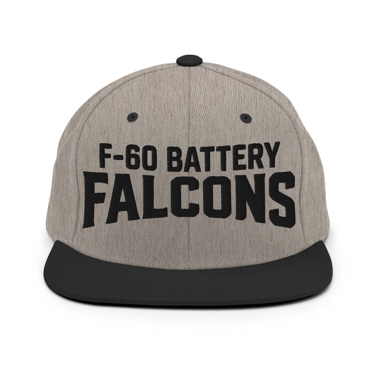 Snapback Hat | F - 60th ADA | Falcon Shield Logo