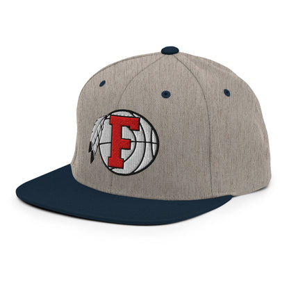 Snapback Hat | Fallbrook Basketball | Retro Logo