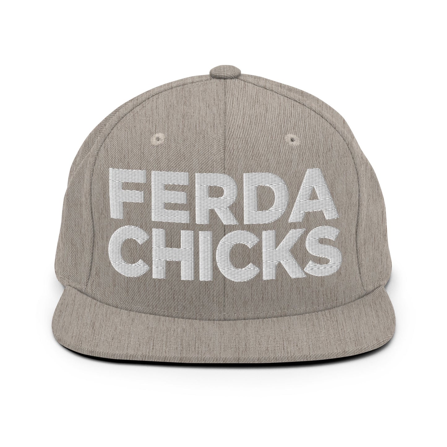 Snapback Hat | FerDa Chicks | Badge Logo