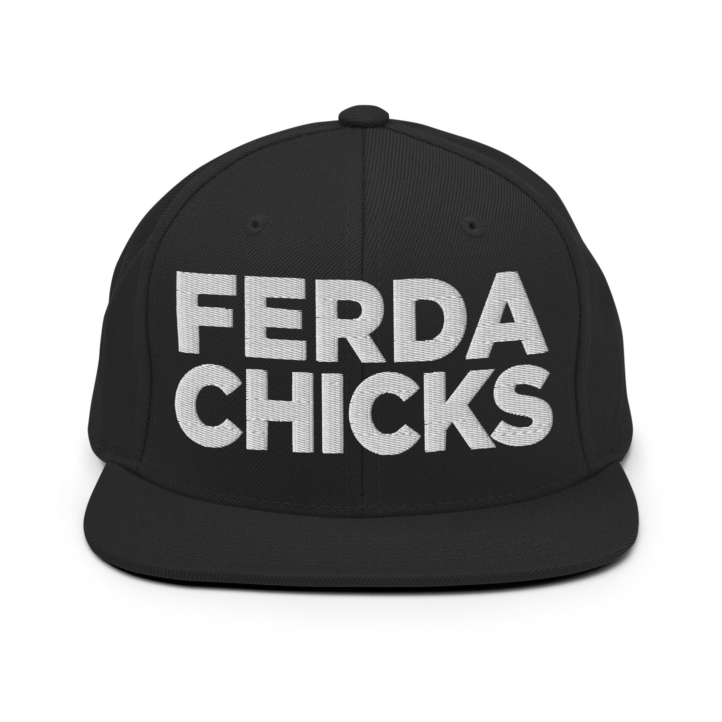 Snapback Hat | FerDa Chicks | Badge Logo