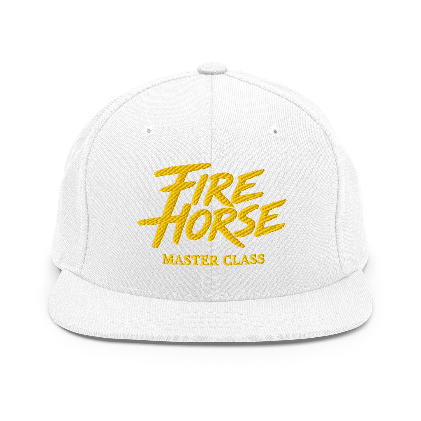 Snapback Hat | Fire Horse Masters | Script Logo