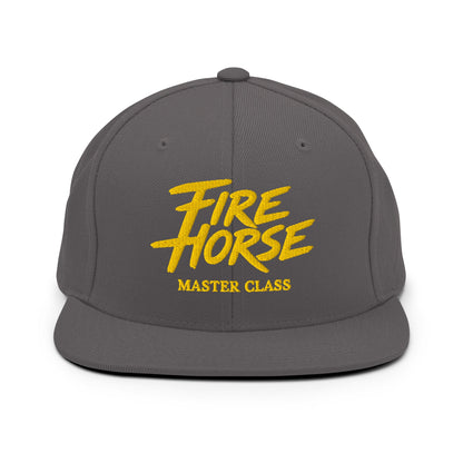 Snapback Hat | Fire Horse Masters | Script Logo