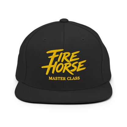 Snapback Hat | Fire Horse Masters | Script Logo