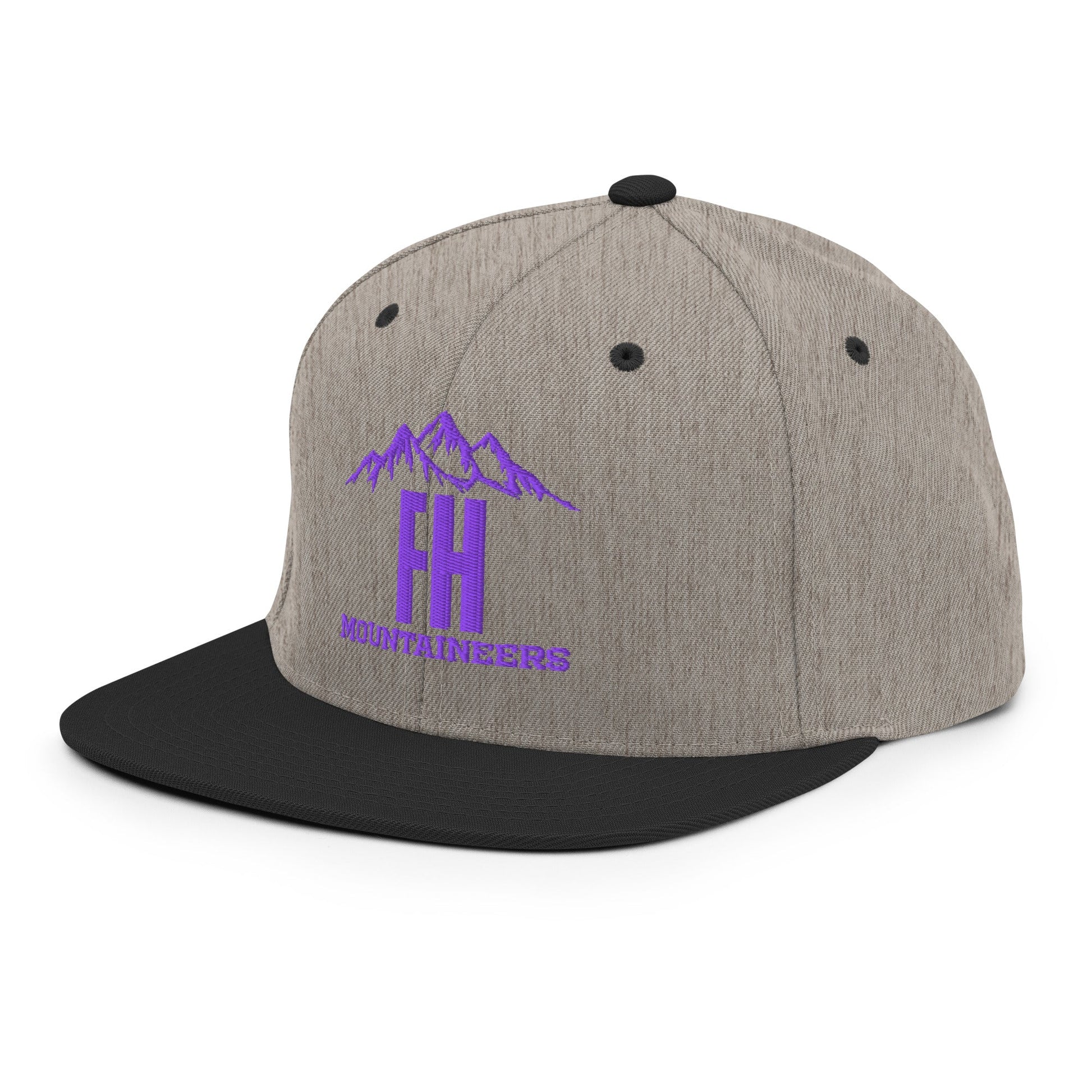 Snapback Hat | Friday Harbor High School Mountaineers Club | Mountaineers Logo