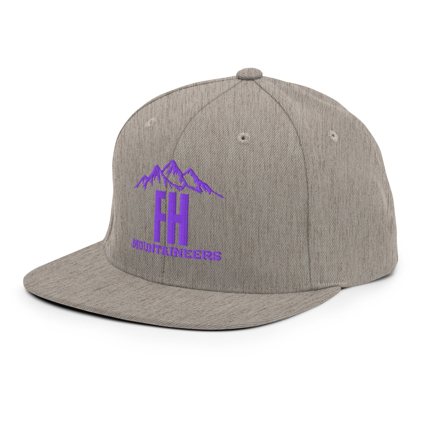 Snapback Hat | Friday Harbor High School Mountaineers Club | Mountaineers Logo