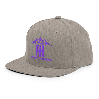 Snapback Hat | Friday Harbor High School Mountaineers Club | Mountaineers Logo