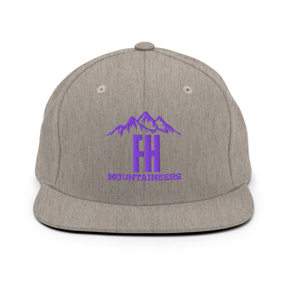 Snapback Hat | Friday Harbor High School Mountaineers Club | Mountaineers Logo