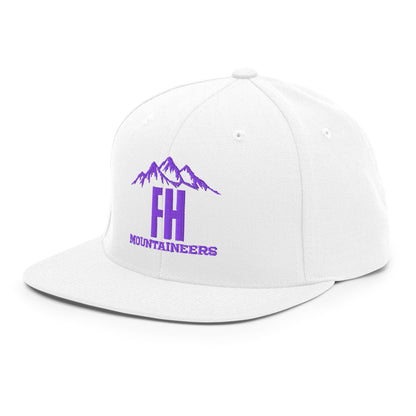 Snapback Hat | Friday Harbor High School Mountaineers Club | Mountaineers Logo