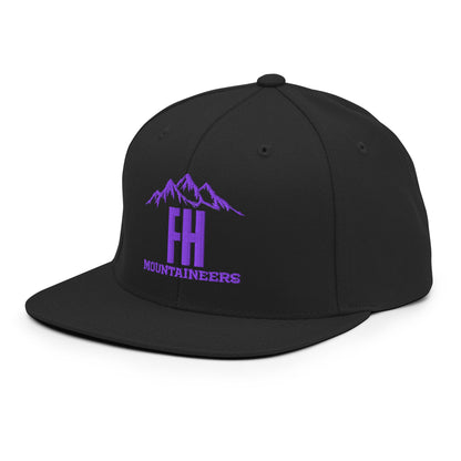 Snapback Hat | Friday Harbor High School Mountaineers Club | Mountaineers Logo