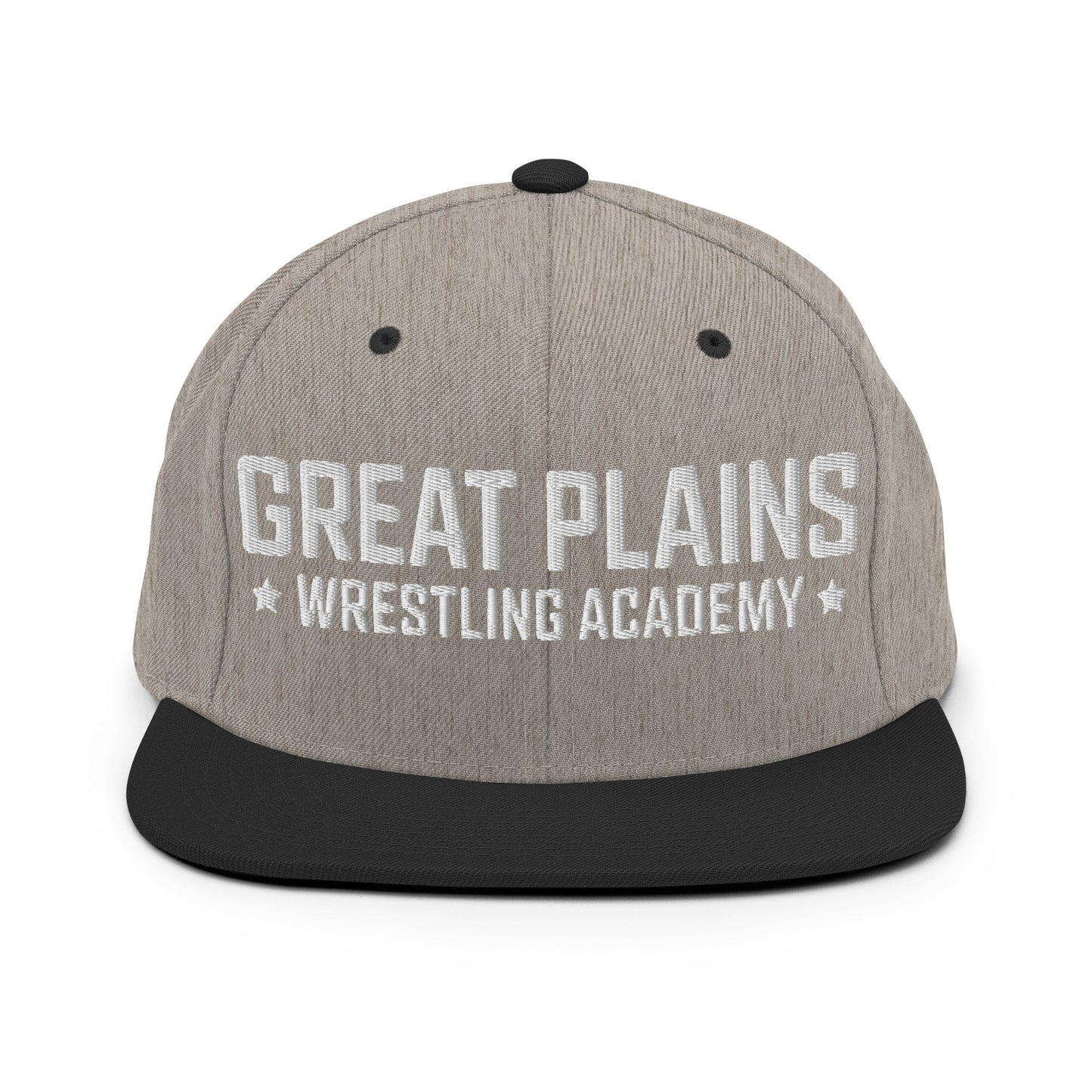 Snapback Hat | Great Plains Wrestling Academy | Script Logo