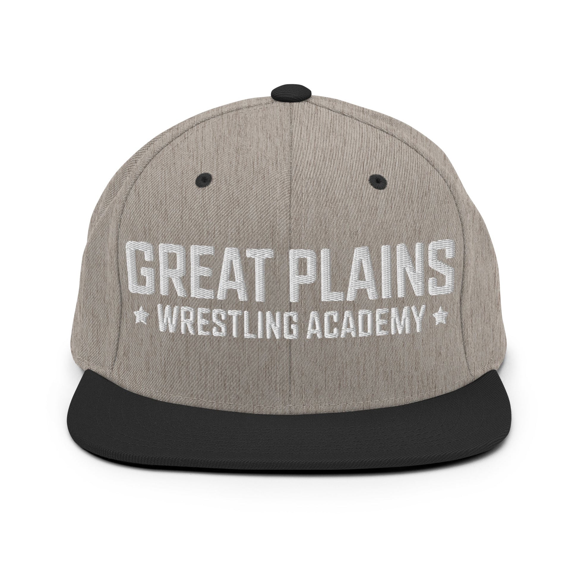 Snapback Hat | Great Plains Wrestling Academy | Script Logo