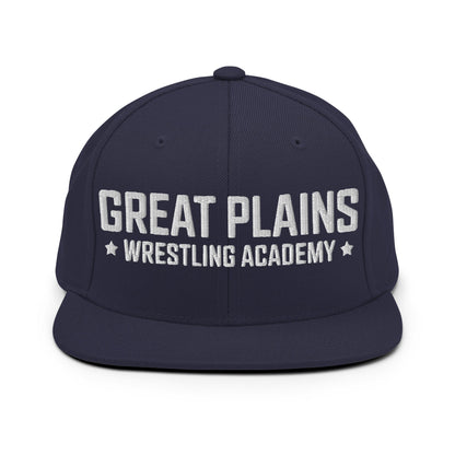 Snapback Hat | Great Plains Wrestling Academy | Script Logo