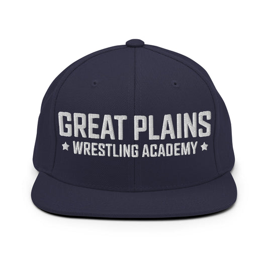 Snapback Hat | Great Plains Wrestling Academy | Script Logo