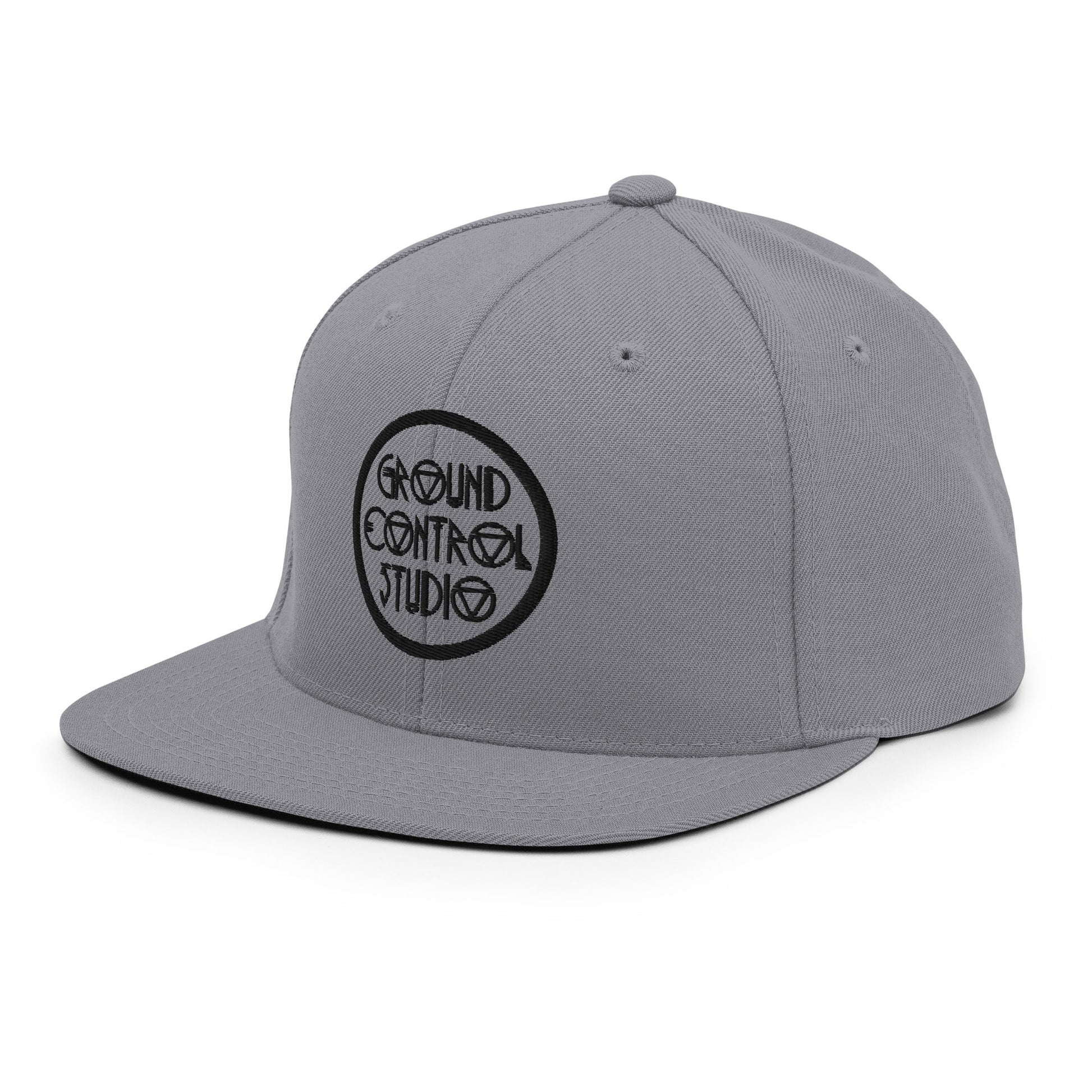 Snapback Hat | Ground Control Studio | Badge Logo