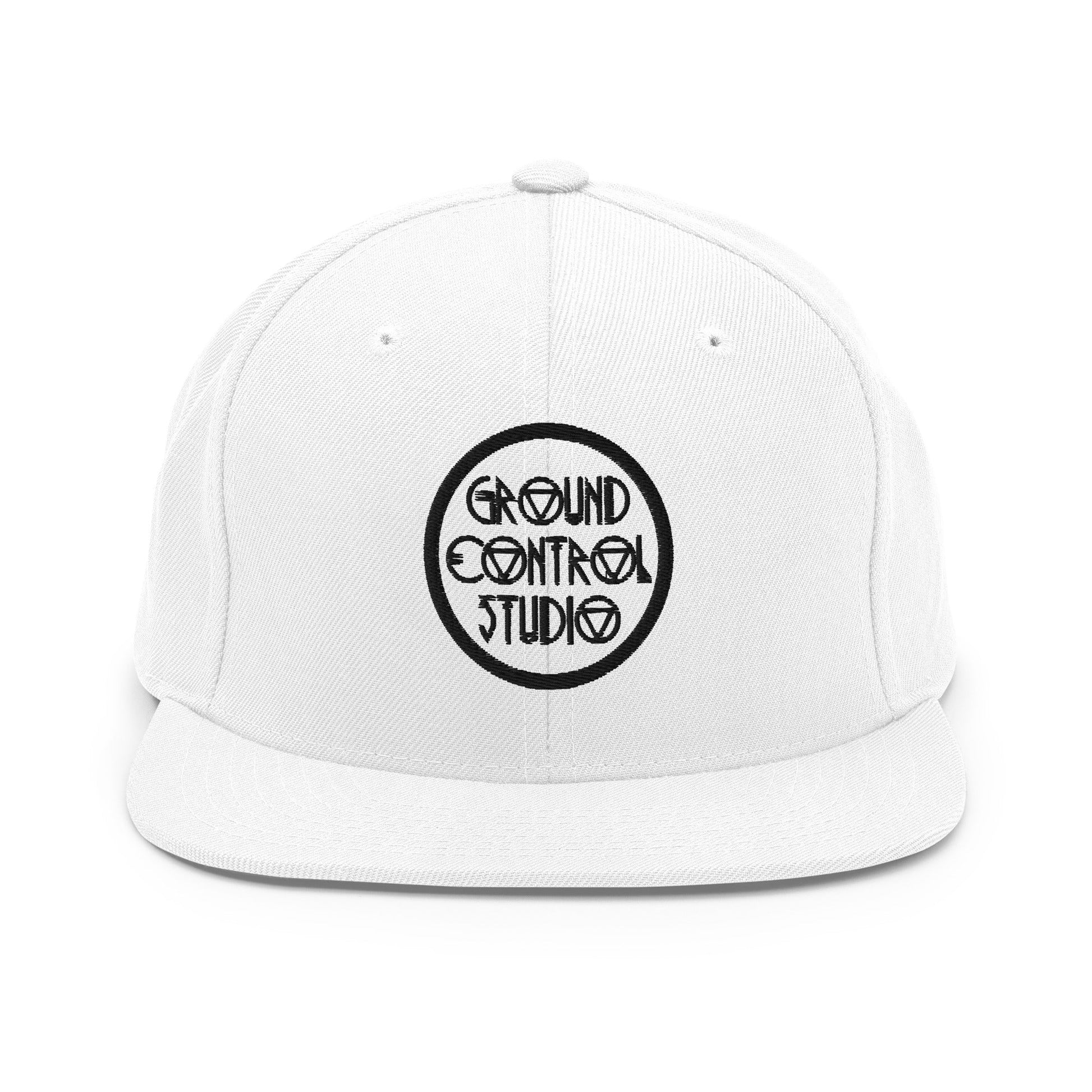 Snapback Hat | Ground Control Studio | Badge Logo