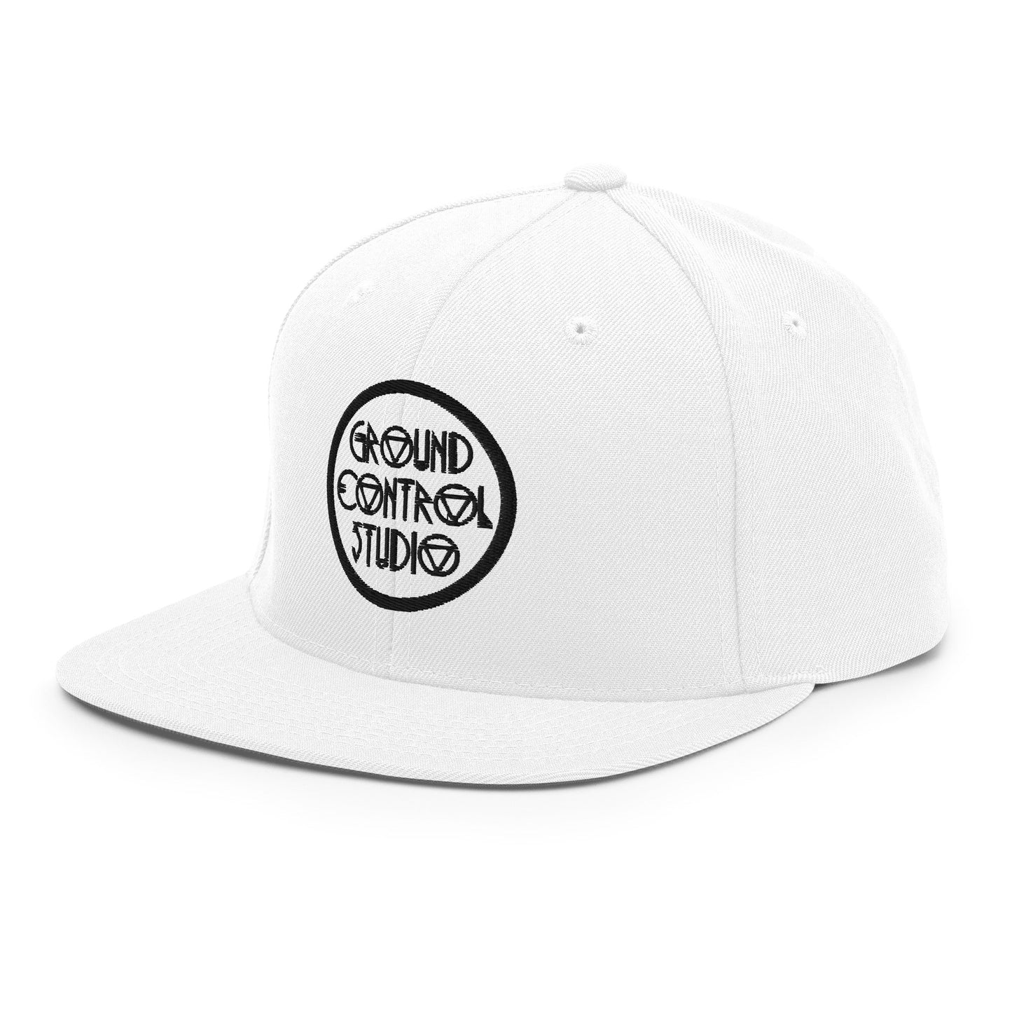 Snapback Hat | Ground Control Studio | Badge Logo