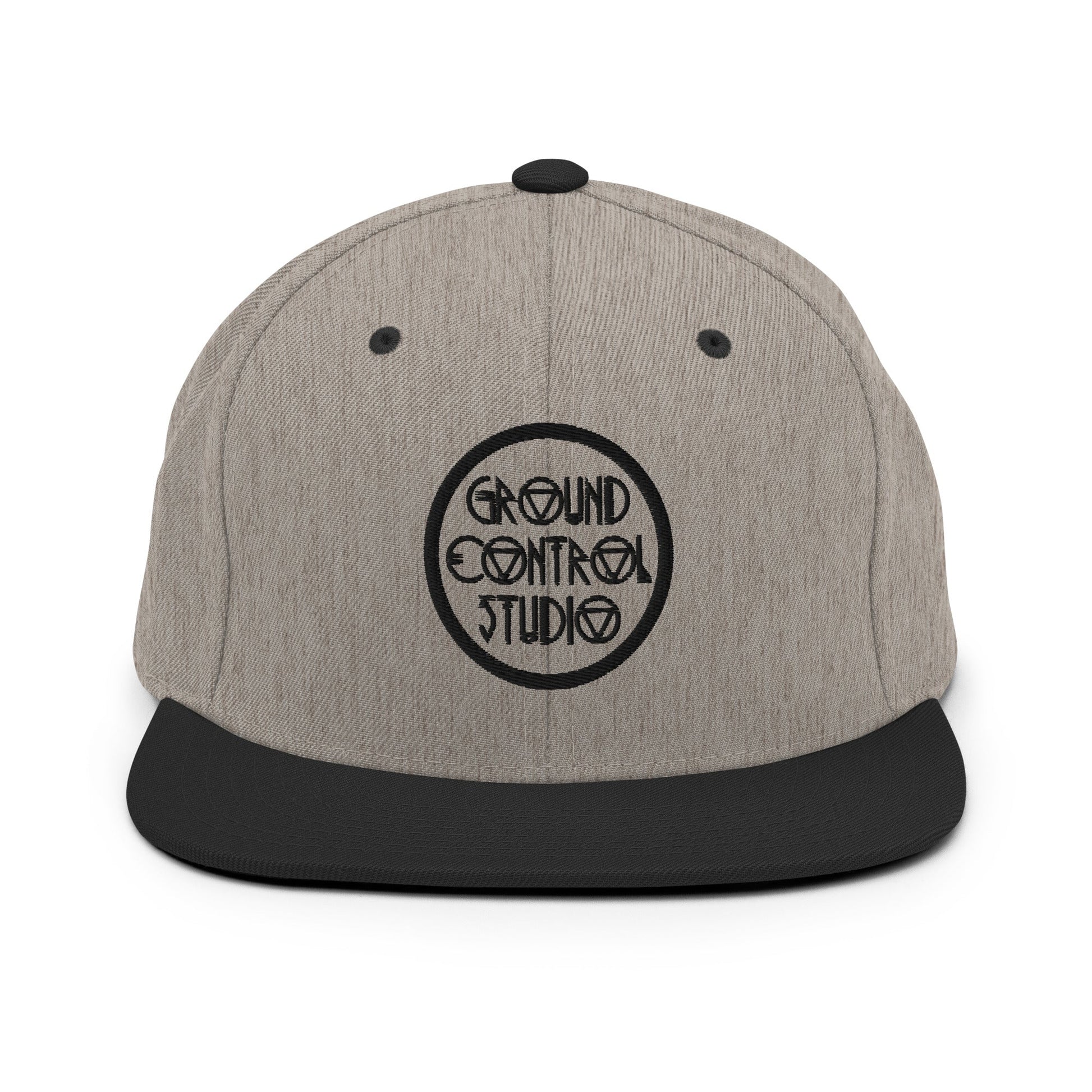Snapback Hat | Ground Control Studio | Badge Logo