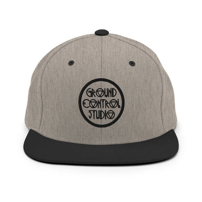 Snapback Hat | Ground Control Studio | Badge Logo