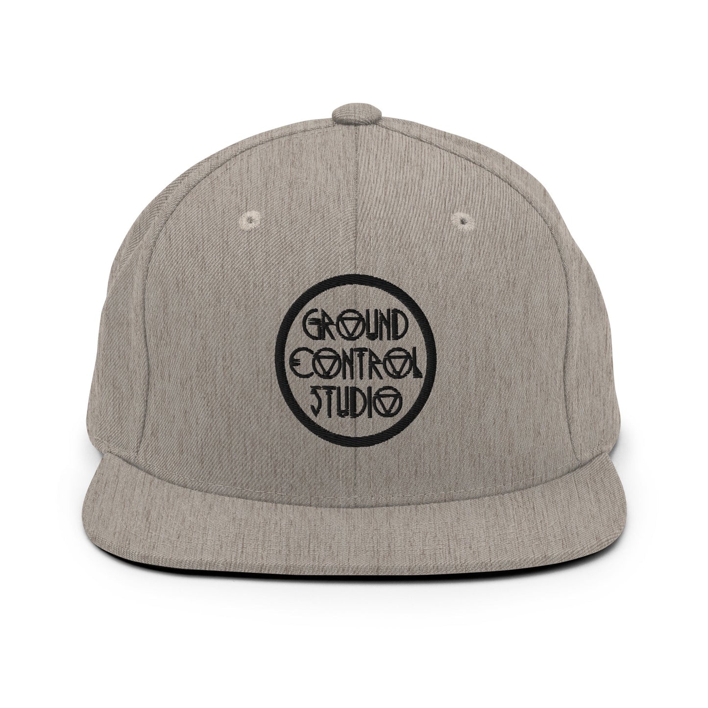 Snapback Hat | Ground Control Studio | Badge Logo