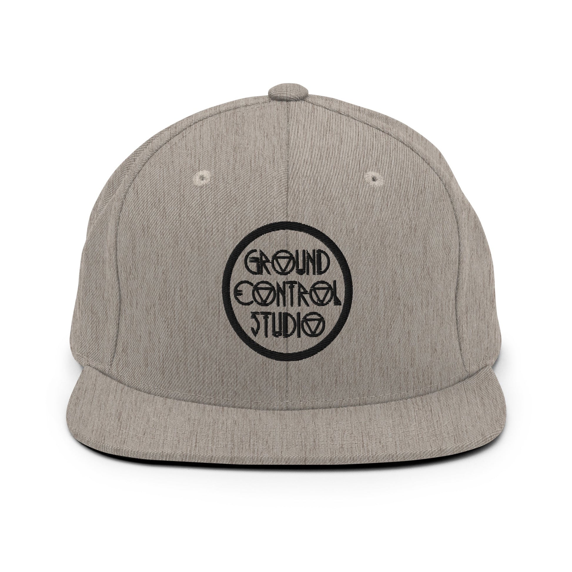 Snapback Hat | Ground Control Studio | Badge Logo