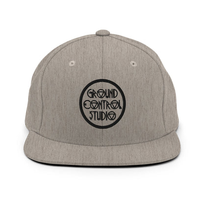 Snapback Hat | Ground Control Studio | Badge Logo