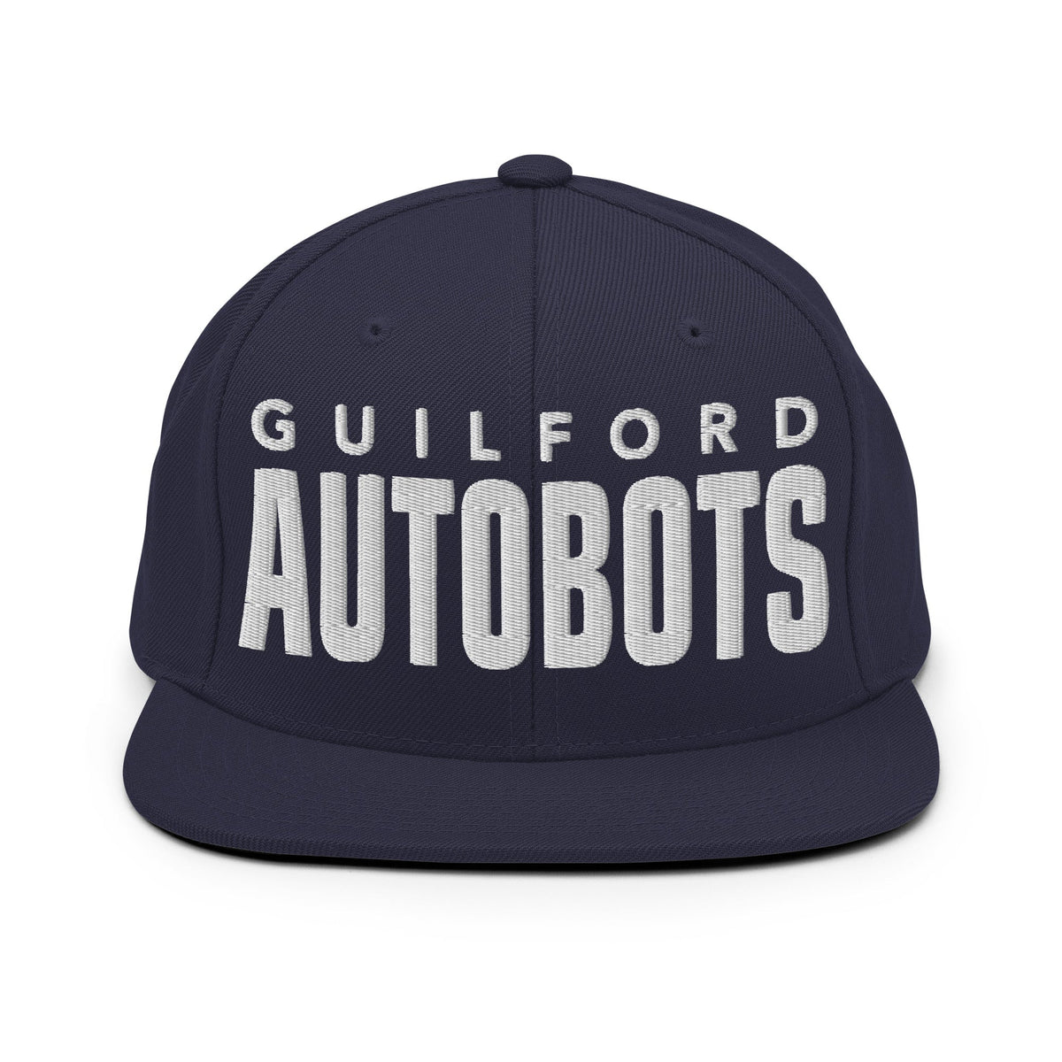 Snapback Hat | Guilford Autobots | Modern Script Logo