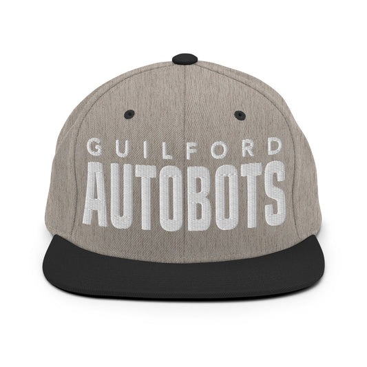 Snapback Hat | Guilford Autobots | Modern Script Logo