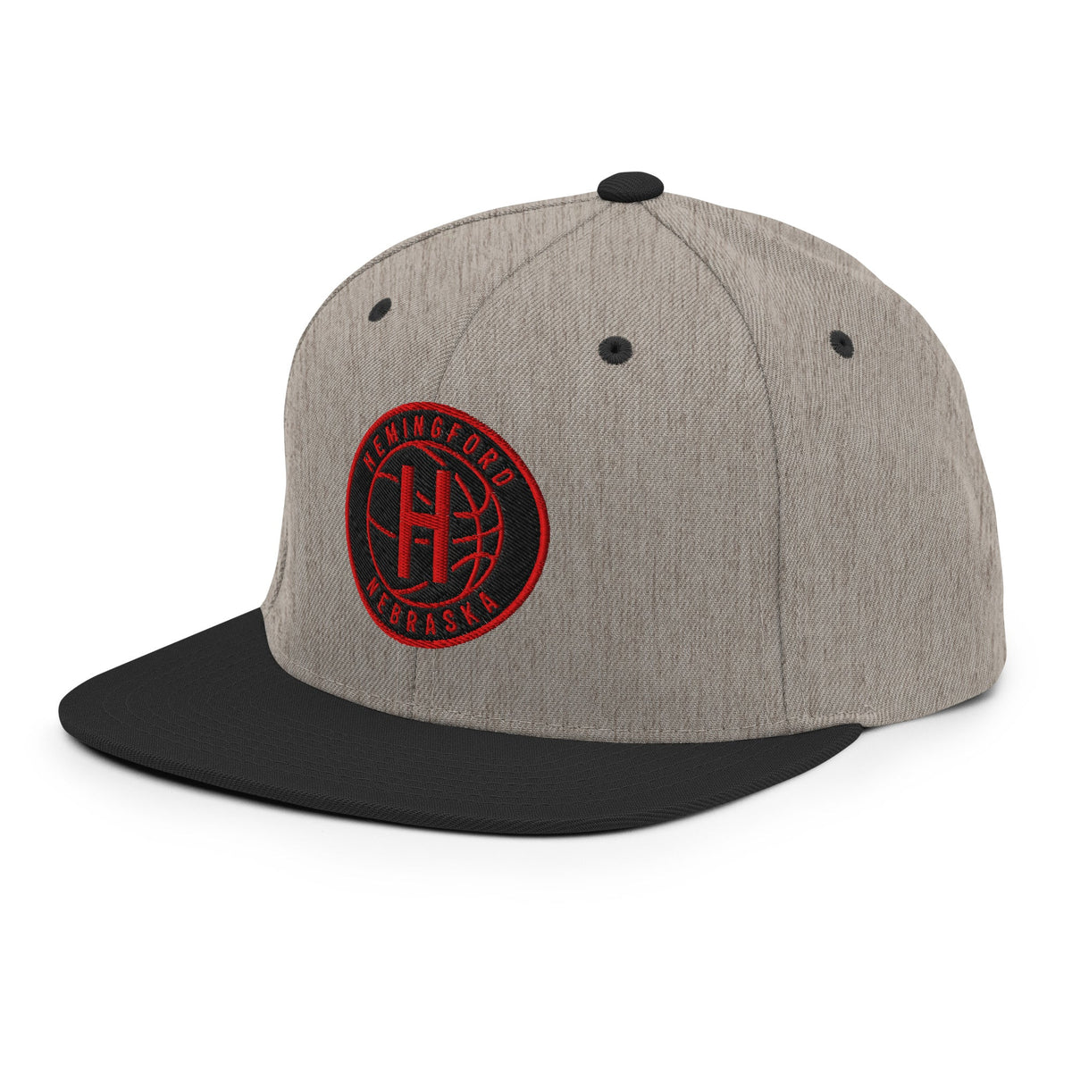 Snapback Hat | Hemingford Bobcats | Badge Logo