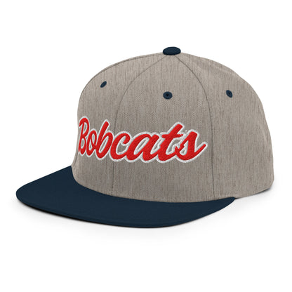 Snapback Hat | Hemingford Bobcats | Script Logo