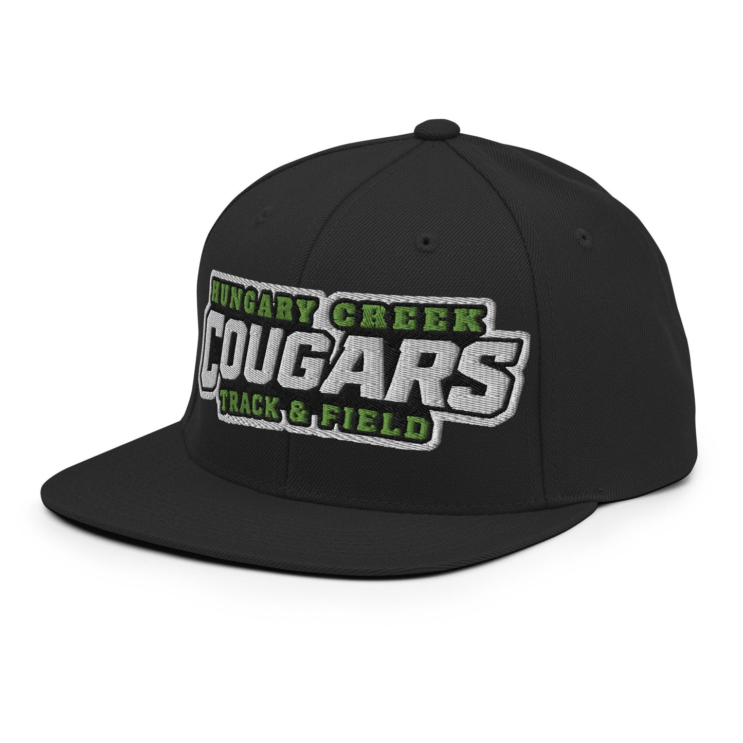 Snapback Hat | Hungary Creek Cougar | Shield Logo