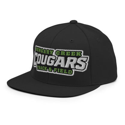 Snapback Hat | Hungary Creek Cougar | Shield Logo