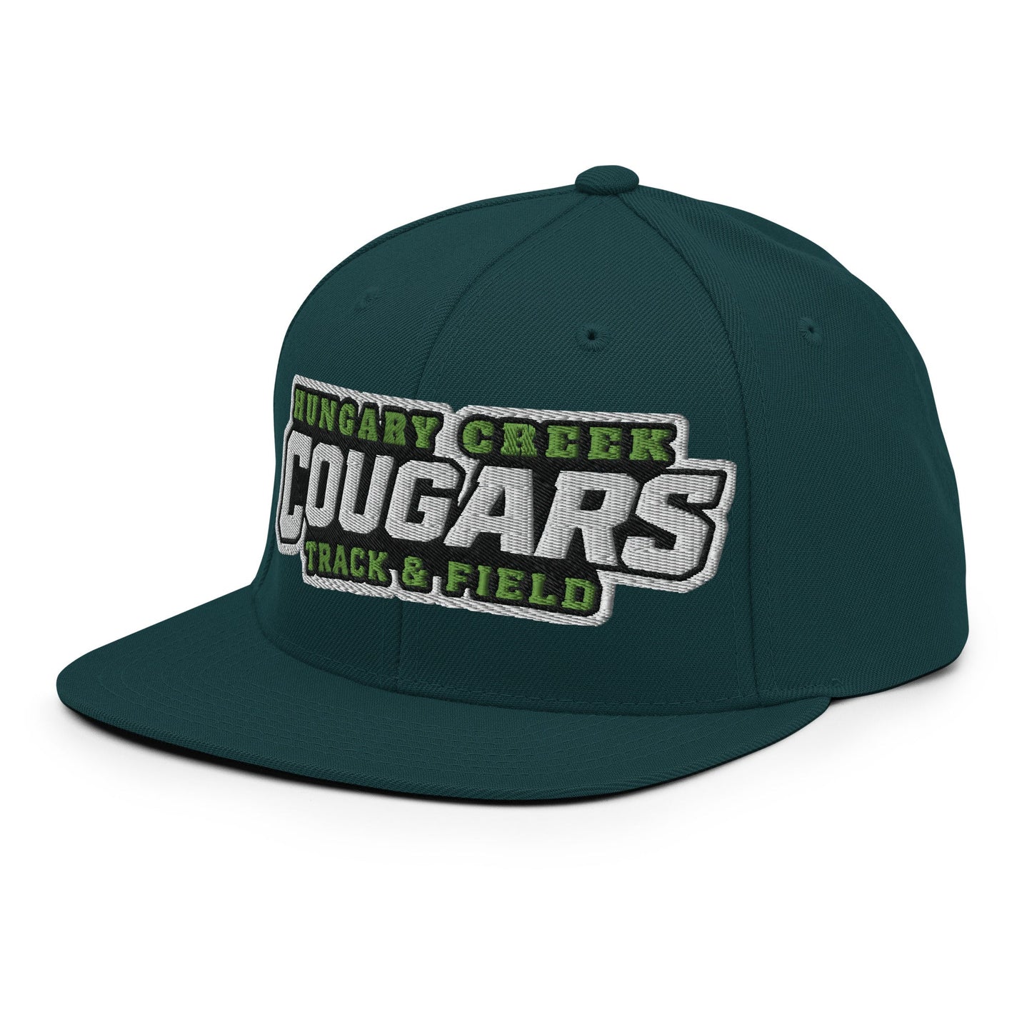 Snapback Hat | Hungary Creek Cougar | Shield Logo