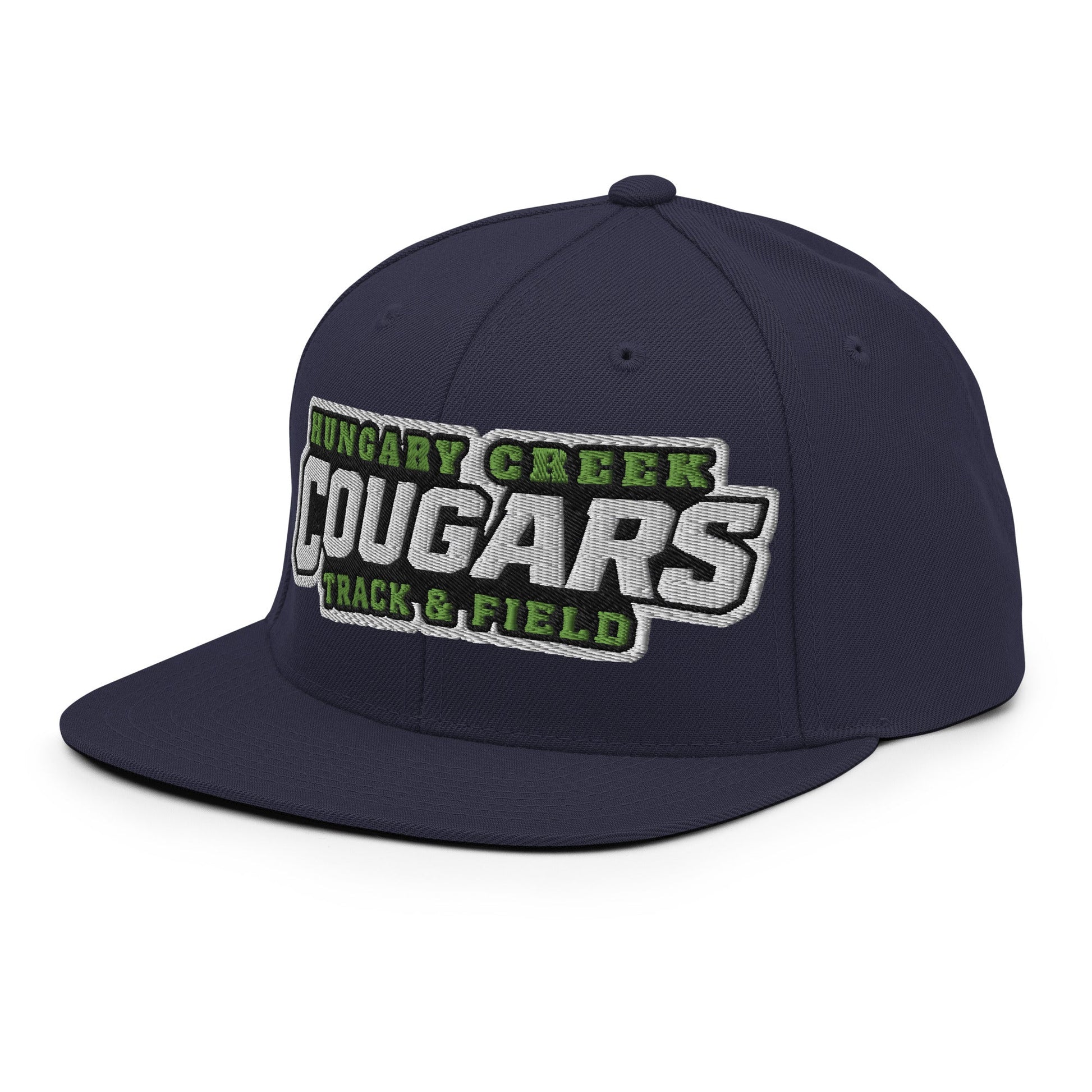 Snapback Hat | Hungary Creek Cougar | Shield Logo
