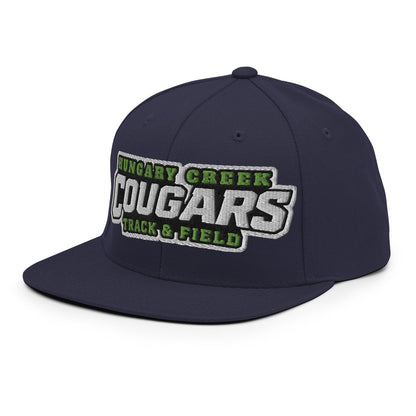 Snapback Hat | Hungary Creek Cougar | Shield Logo