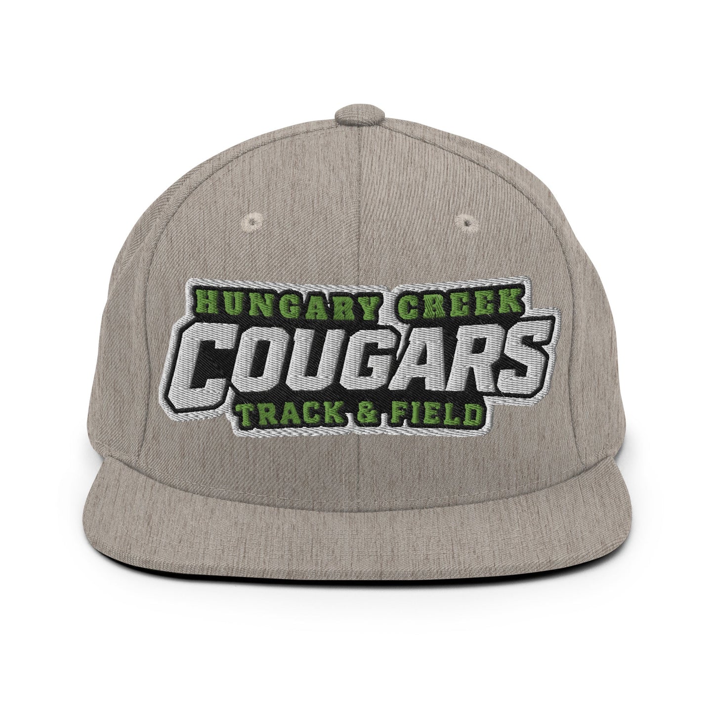 Snapback Hat | Hungary Creek Cougar | Shield Logo