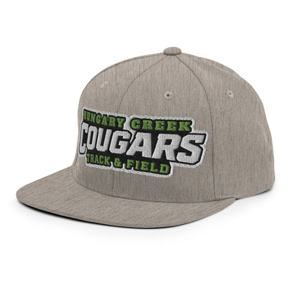 Snapback Hat | Hungary Creek Cougar | Shield Logo